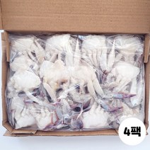 절단꽃게 S M L 2L 3L 450g 꽃게탕 냉동꽃게 냉동게, 450g (S), 4팩