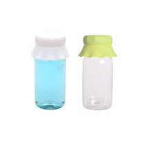 주름이중마개 쥬스페트 210ml, 검정마개, 1개