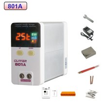 고성능 스폿 용접기 198KW 801H D B A 3500A 펄스 버트 110-240V 전원 배터리 철제 니켈 단일, 04 801A_01 EU PLUG