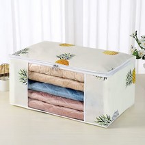 여행가방 슈퍼빅 면이불 옷 가방 수납가방 두꺼운 부직포 볼수있는 먼지방지 조수 이사 포장백
