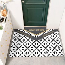 감성 북유럽 현관 카펫 미끄럼 방지 신발장 러그 DIY 잘라서 사용하는 매트, 120×150CM + 1개, AD