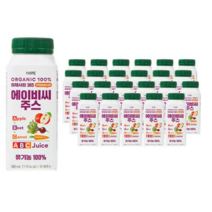 비락 유기농 인증 야채사랑 365 ABC주스, 72개, 180ml