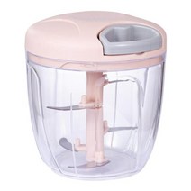 드럼통안전채칼 돌돌이채칼 돌리는채칼 다기능 수동 식품 가공기 야채 과일 트위스트 슈레더 주방 고기 분쇄기 쵸퍼 마늘 분쇄기 커터 triturador, 04 900ml 핑크