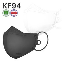 네퓨어 KF94 새부리형 아토 데일리 마스크 60매 국산 황사 미세먼지 끈조절 마스크, 네퓨어 KF94 아토 흰색 30매+진한회색 30매, 60개