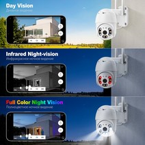 가정용 CCTV 홈 스마트폰 Techage-HD 5MP PTZ WiFi IP 카메라 AI 인간 감지 3MP 야외 방수 무선 보안 2 방, 02 5MP 32G Camera_04 영국 플러그