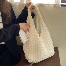 패피 쭈글이 퀄팅 엠보싱백