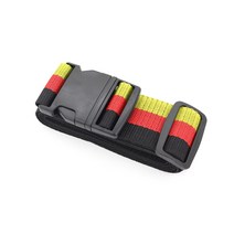 TCUBE 여행가방 보호벨트 스트라이프 블랙/옐로우