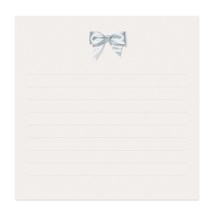 마음새 리본 메모지 / 떡메모지 미니편지지