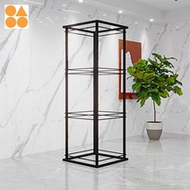 대형 스탠드타일 진열대 세라믹 타일 디스플레이 랙 플로어 스탠딩 대리석 샘플 다기능 석재 슬라이딩 전시대, I.사이즈 맞춤 문의 고객센터