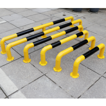 주차 난간 카스토퍼 충돌방지 주차블럭 방지턱 스톱바, 2미터 앵글철 10 높이 1.5 두께