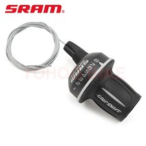 자전거 변속기 Sram mtb 산악 뒷 3.0 트위스트 시프터 8 스피드 리어 그립 시프트 1:1 작동 비율 부품, 1개, 한개옵션0, 단일