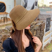 디작소 여성 남성 데일리 빅리본 페도라 벙거지 모자