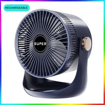 저소음 서큘레이터 선풍기 2022 Air Circulation USB rechargeable Electric fan 2400mAH long life Househ, 03 rechargeable blue_03 EU