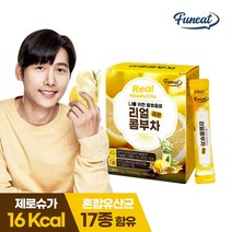 퍼니트 발효탄산 유산균 리얼 콤부차 레몬맛 1박스 (1개월분), 단품