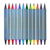 ZIG 캘리그라피 트윈팁 TC-3100 낱개, GRAY BROWN