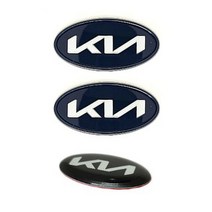 엠볼 뉴기아 KN 엠블럼 세트(전 후면 핸들) K5(DL3) 더뉴K7 K9, 블랙베젤