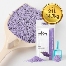 한삽뚝딱 고양이 두부모래 라벤더 4.9kg X3개 두부