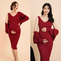 만삭촬영 주수원피스 아기성장앨범 셀프 만삭 출산 드레스 앰프 임산부를위한 가운 세트 스파게티 신축성있는 출산 사진 드레스 임신 사진