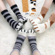 애니멀 동물 캐릭터 여성 대학생 직장인 임산부 편안하고 따뜻한 수면 양말
