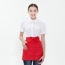 하나유니폼 미니 허리앞치마, 레드(A-212), 1개