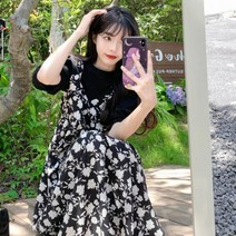 원피스추천 뷔스티에 쉬폰 캐쥬얼 코디 여성의류 면