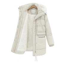 Mao겨울 시즌 면화 패딩 자켓 여성 중간 길이 새로운 한국어 스타일 겨울 양모 코트