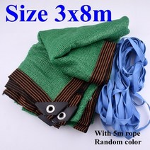 어닝천갈이 방수원단 레이어닝 빗물막이 정원 대피소 캐노피 전망대 발코니 그늘 그물 천, 3x8m