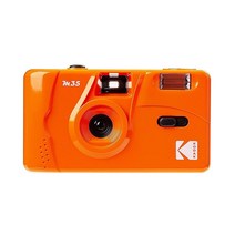 Kodak M35 35mm 필름 카메라 재사용 가능 초점 없음 사용하기 쉬움 플래시 내장 및 컬러 네거티브 또는 흑백 필름과 호환 (필름 배터리 미포함) (옥수수)코닥, Papaya
