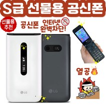 [S급 선물용] 인터넷 완벽차단 공신폰 LG-Y120 LG폴더2 통화 문자만 가능 모든 통신사 사용가능, 8GB, 빠른랜덤