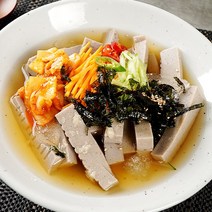 [KT알파쇼핑]메밀묵 420gx2+묵사발육수 318gx4, 상세페이지참조