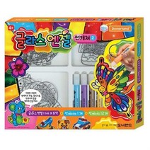 글라스엔젤 썬캐쳐2 1P 썬데코 유리 베란다 창문 그림 스테인 그리기 스티커, 벤타샵본상품