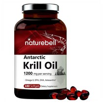 NatureBell 크릴오일 1200mg 180정, 1개