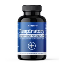 respiratory 호흡기 기관지 복합식품 레스피레토리 이뮨 미국 직구 폐 건강 영양제 어버이날 부모님 선물, 1개, 60캡슐