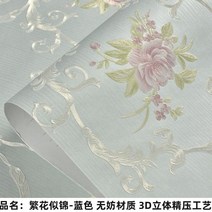점착시트지 부직포 3D 입체 유러피안 벽지 자 접착 포근 침실 응접실이 있다 티비 기함 스티커 3817995842, 갖가지꽃들이비단처럼아름답다라이롱3메터*와이드53센치