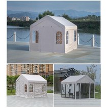 너구리 캐노피 농막 간이 창고 타프스크린 장박 차고 주차장 3mx3m, 3mx3m 4개 창