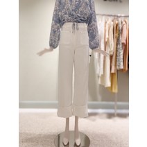 [듀엘] 롤업 화이트 데님 팬츠 L232PSA435(2007576)