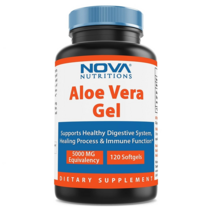 노바 뉴트리션스 알로에 베라젤 100% 순수 속잎젤 120정 Nova Nutritions Aloe Vera Gel 5000mg, 상세내용참조, 없음, 정