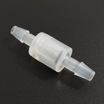 체크밸브 공기 물 오일 스프링 볼 밸브용 체크 밸브 PP 플라스틱 역류 방지 밸브 PVDF 단방향 밸브 압력 316 호스 바브 포함, 6.CSDV4