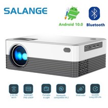 스마트 tv 70 75 80 85 90 95 100 인치 대형 벽걸이 중소기업 티비 salange p35 android 10 프로젝터 wifi 휴대용, 안드로이드 10 버전, 영국 플러그