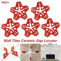 건설 도구 실노 천을 마 상자 홀더50pcs 11.522.53mm 벽 타일 세라믹 갭 로케이터 아티팩트 크로스 타일 레벨링 시스템 갭 바닥 건설 도구, 협력사, 그물