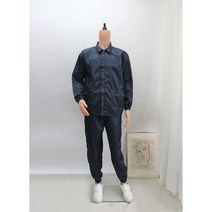 [제전복상하세트 ] 네이비 Y카라 상하복 작업복반팔 방진복 크린룸 정전기방지 무진복, 7XL, 네이비 (Y카라)