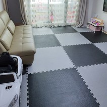 두께19T 스포츠매트 퍼즐매트 태권도매트 놀이방매트 냉기차단매트 대형퍼즐매트 운동매트 홈짐매트 쿠션매트 헬스매트, 19T - 검정+회색