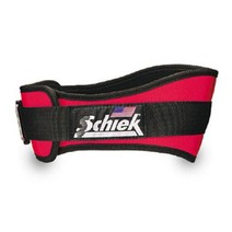 Schiek 스포츠 나일론 리프팅 벨트 - 11cm XXL 퍼플, Red