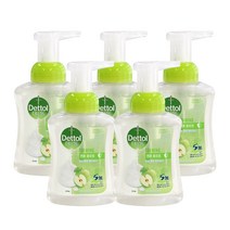 데톨 핸드워시 포밍 애플 본품 250ml, 5개