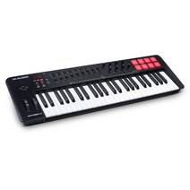 M-Audio Oxygen 49 (MKV) – 비트 패드 스마트 코드 및 스케일 모드 아르페지에이터 소프트웨어 제품군이 포함된 49키 USB MIDI 키보드 컨트롤러 블랙, 49 열쇠, MIDI 키보드 전용, 상세페이지 참조