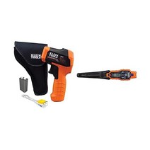Klein Tools IR10 Infrared Thermometer Digital Gun Dual Targeting Laser 20 1 ET10 Magnetic Pocket