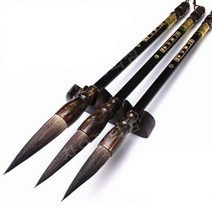 서예 문방사우 세트 붓 문방사보 벼루 글씨 붓먹, 3 Pcs