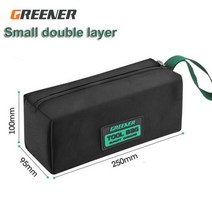 캔버스 방수 작은 토트 백 화장품 수납 및 가방 낚시 도구 가방, Small double layer