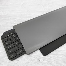 BOHO 로지텍 MX KEYS 키보드 휴대용 PVC 가죽 파우치, 차콜