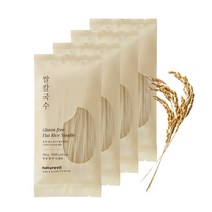 [일산칼국수밀키트] [네이처빌]우리쌀 97% 노밀가루 쌀국수 건면2종*4봉 (쌀소면/쌀칼국수), 쌀칼국수4